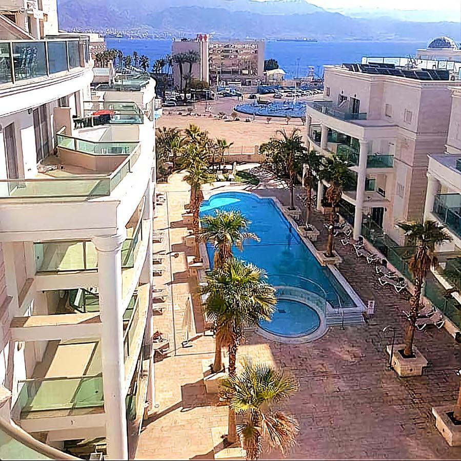 エイラートMilana'S Deluxe With Big Patio And Poolアパートメント エクステリア 写真