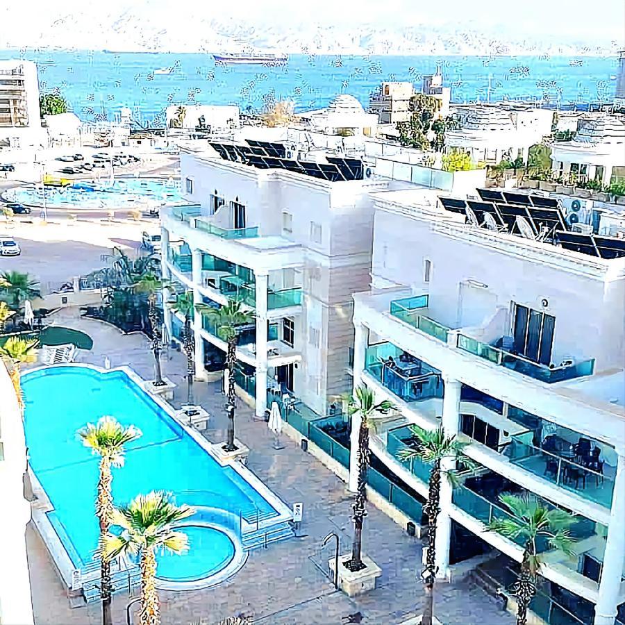 エイラートMilana'S Deluxe With Big Patio And Poolアパートメント エクステリア 写真
